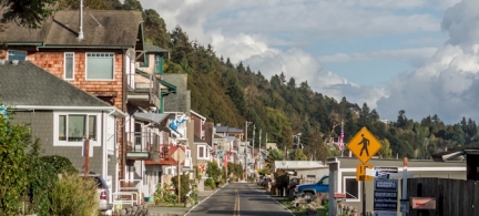 arriving at a job for sprinkler repair in Burien, Washington